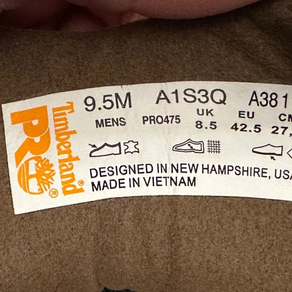 Timberland Pro Millworks Waterproof Boots - Men's 9.5 - Picture 8 of 8